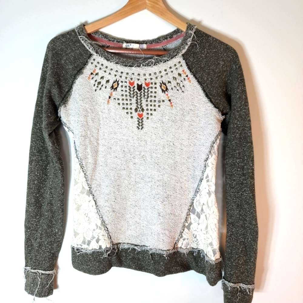 Kid's Green Super Soft Jolt Sweater